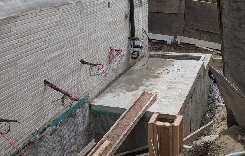 Small Deck Restoration Before