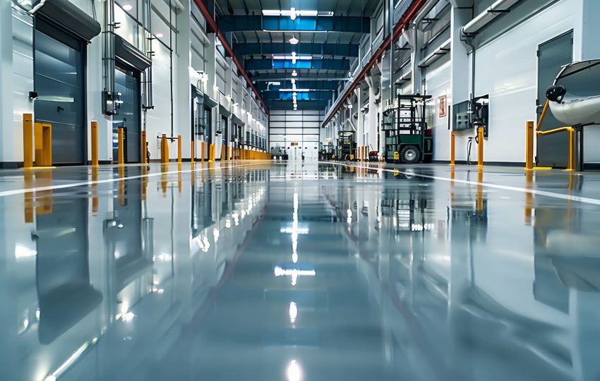 Clean industrial floor coating