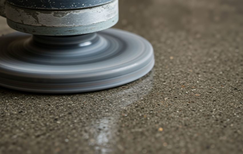 commercial polished concret floor