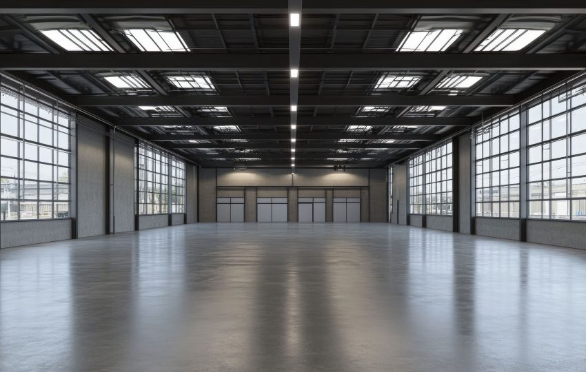 Warehouse epoxy floor finish