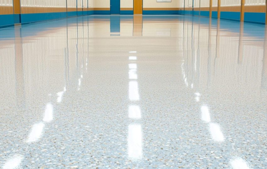 Warehouse epoxy floor surface